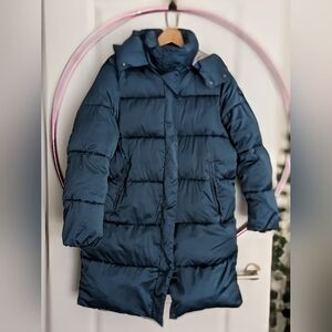 SAVE THE DUCK | Long Puffer Coat, Size M